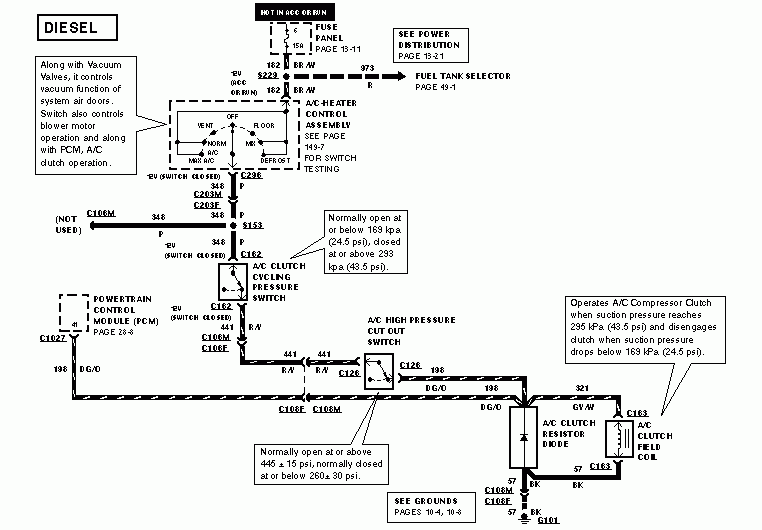 I Have An 1997 F 350 Powerstroke The A c Quit Working Earlier This