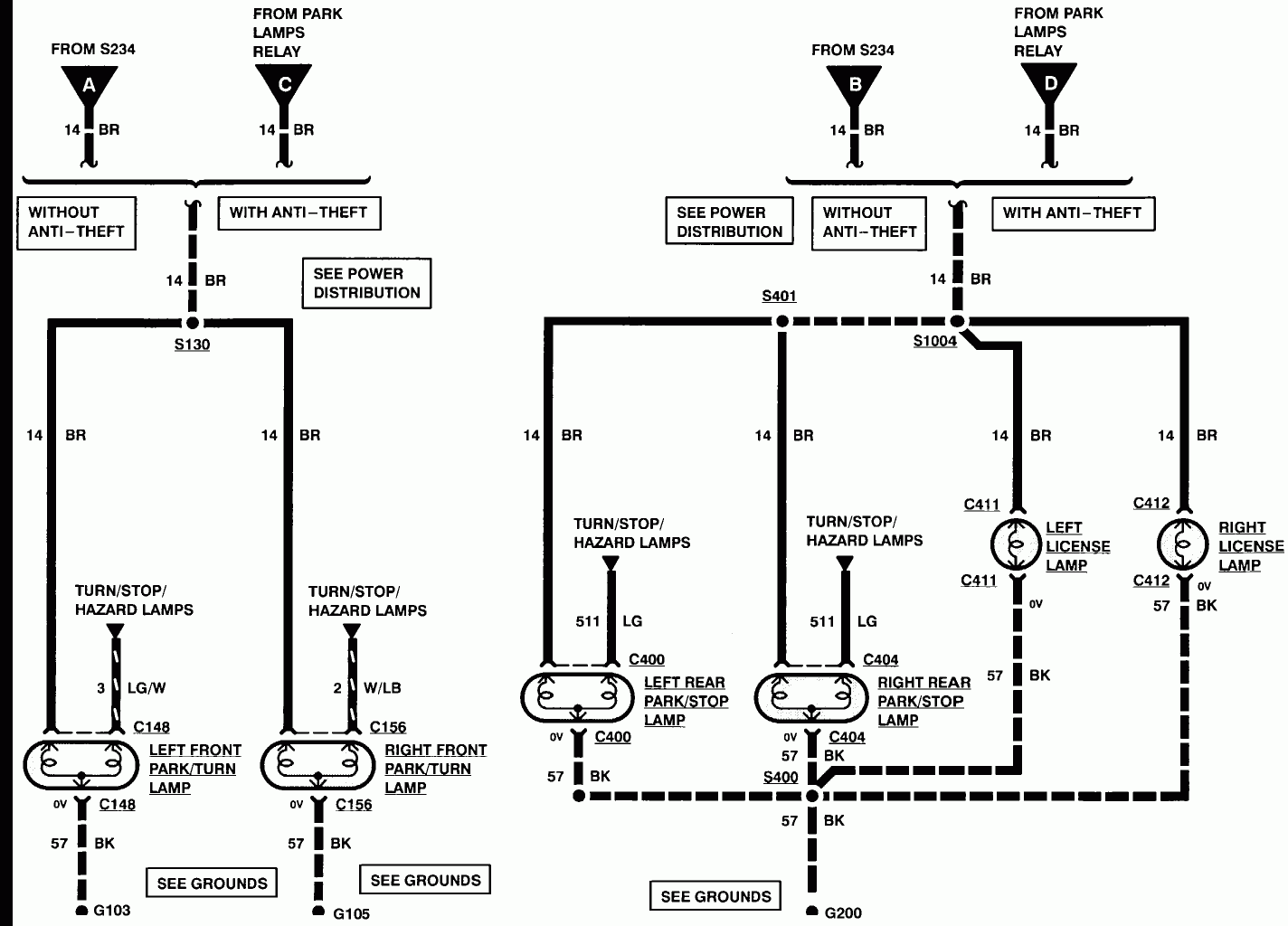 Need Wiring Color Legend For Rear Light Wiring Harness 96 Ford Ranger