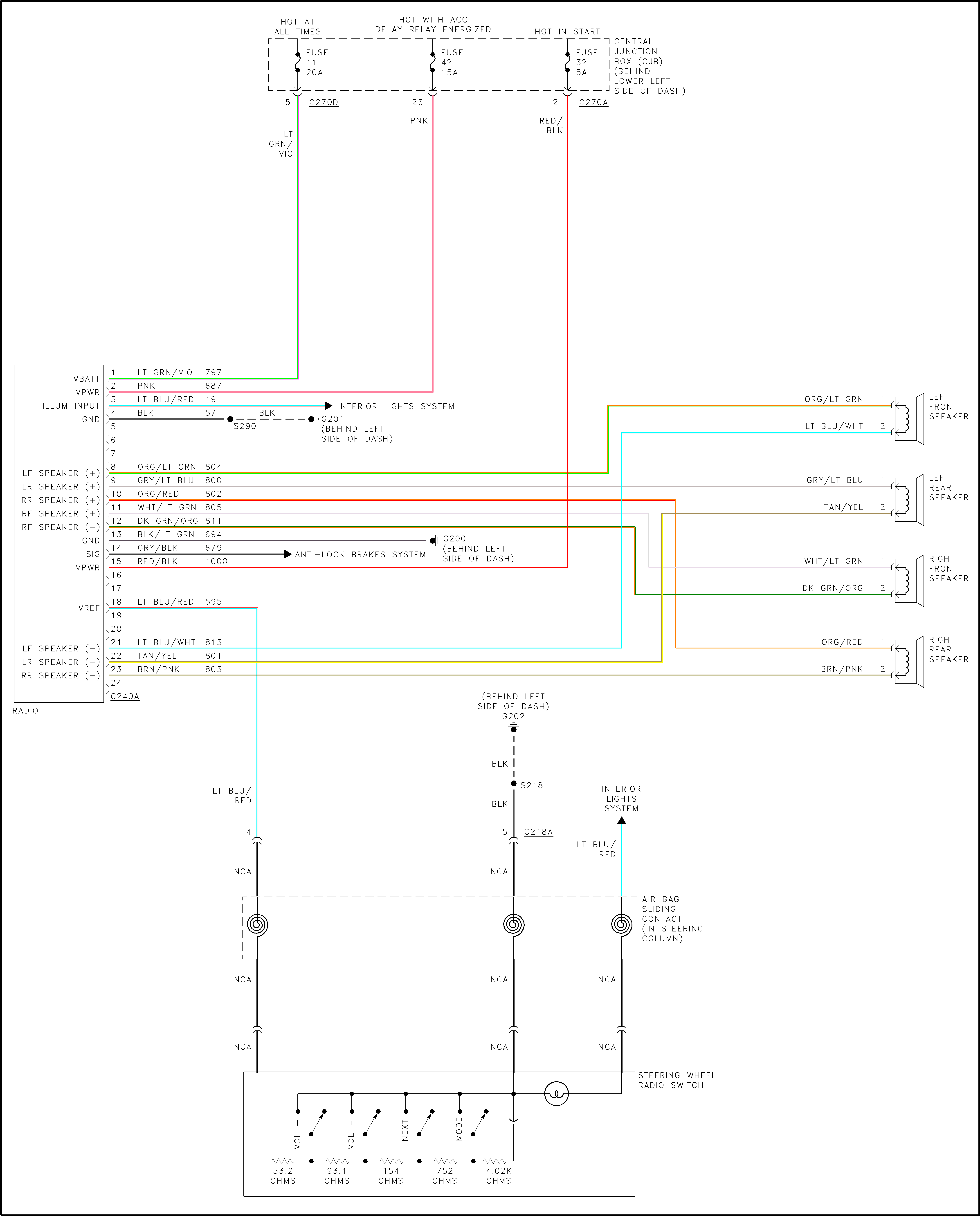 Need Wiring Diagram For Stereo System In 2005 Ford F350 Not Premium 