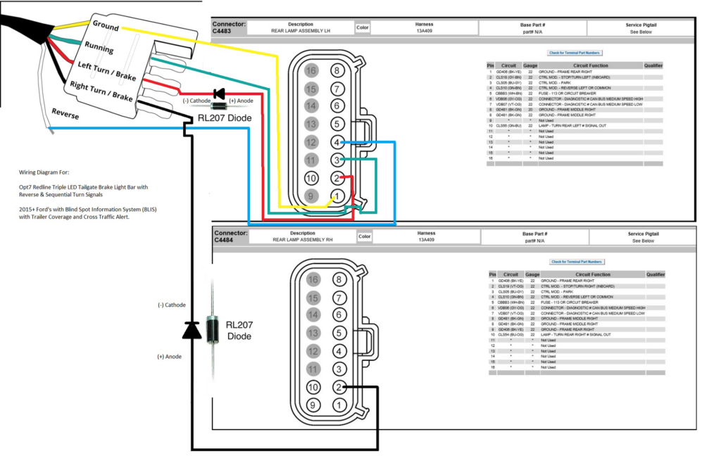 Redline Led Tailgate Light Bar Wiring Diagram Shelly Lighting