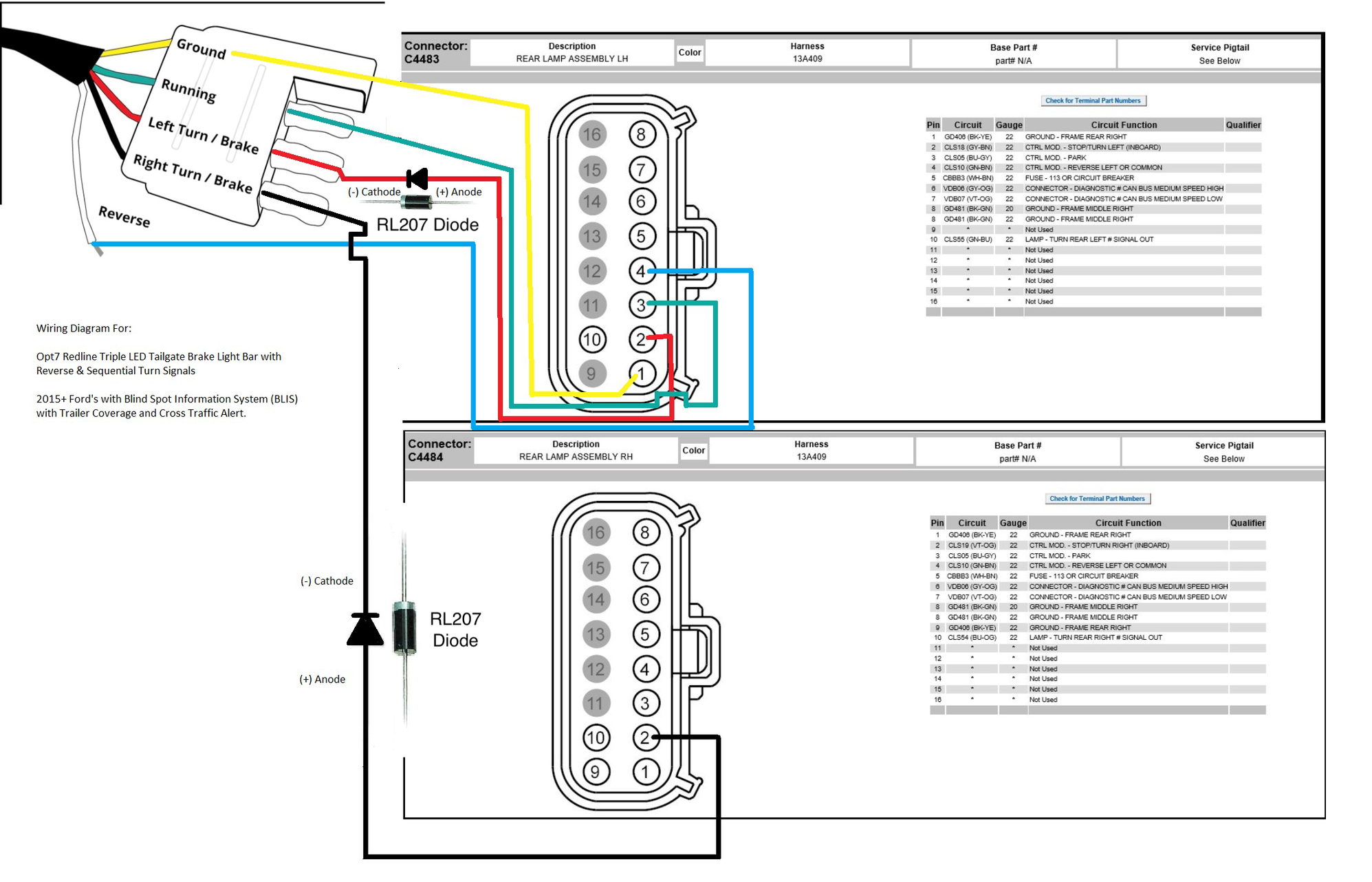 Redline Led Tailgate Light Bar Wiring Diagram Shelly Lighting