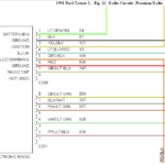 What Is The Radio Wiring Diagram For My 1991 Ford Taurus Im Trying To