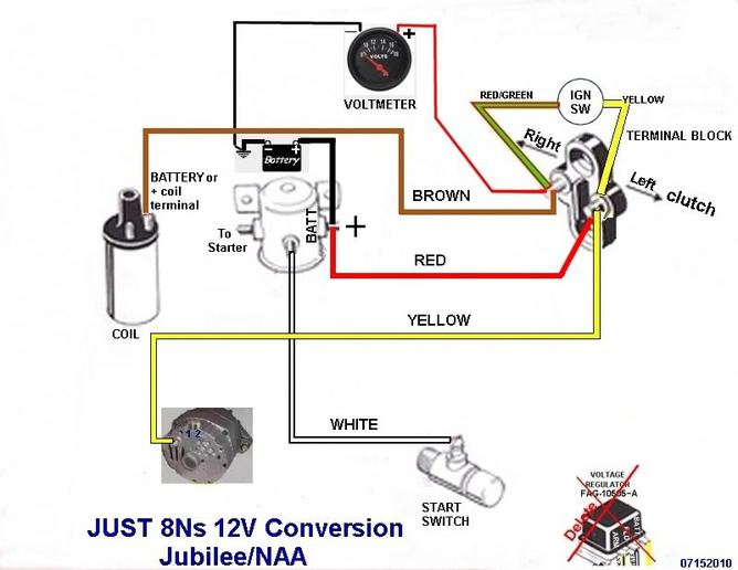 Wiring Diagram For 1953 Ford Jubilee Tractor