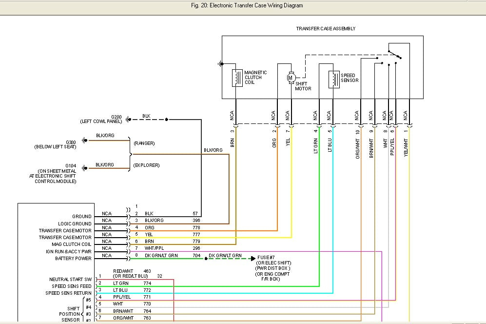 Wiring Diagram PDF 2003 Ford Ranger 4x4 Wiring Diagram System