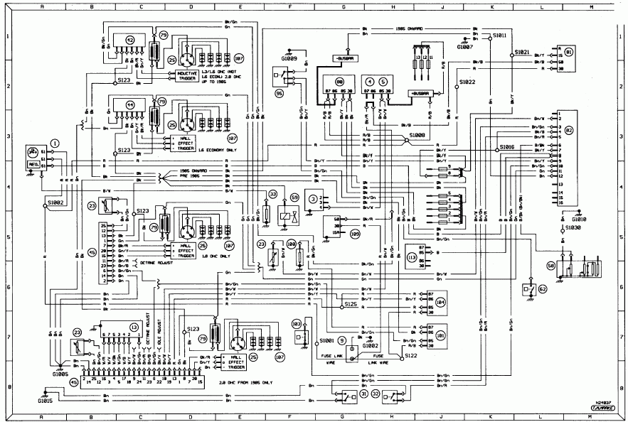 Wiring Diagrams Ford Sierra Service Manual Ford Sierra Ford Manuals